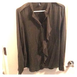 Dark green blouse